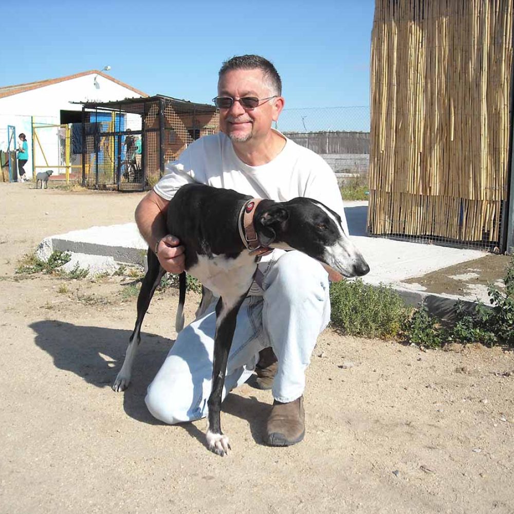 Dr. Guillermo Couto holding Olivia